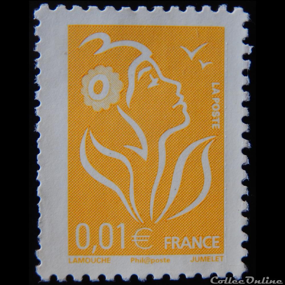 timbre france 03731 la marianne de lamouche jaune 0 01