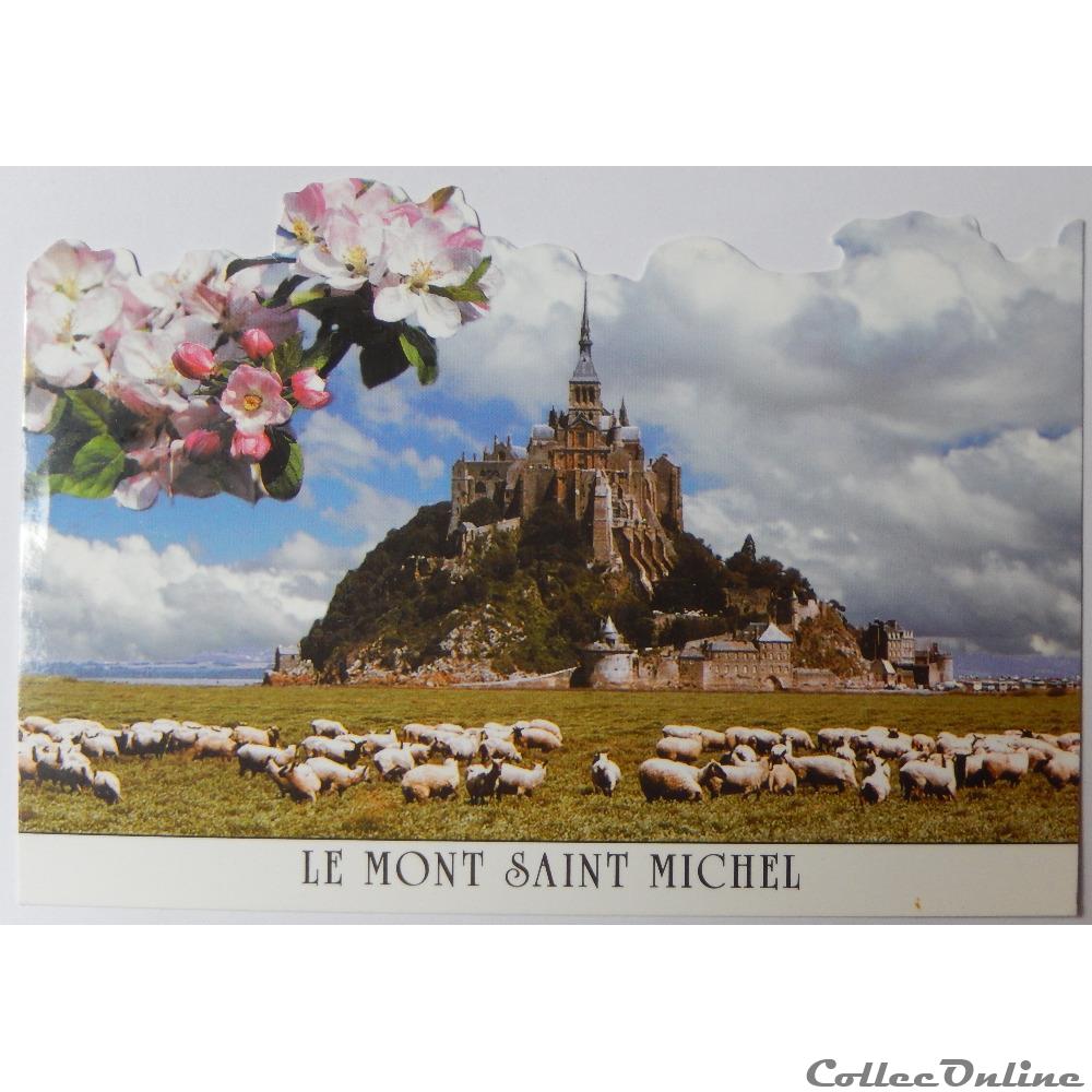carte postale france basse normandie cp de la manche le mont saint michel