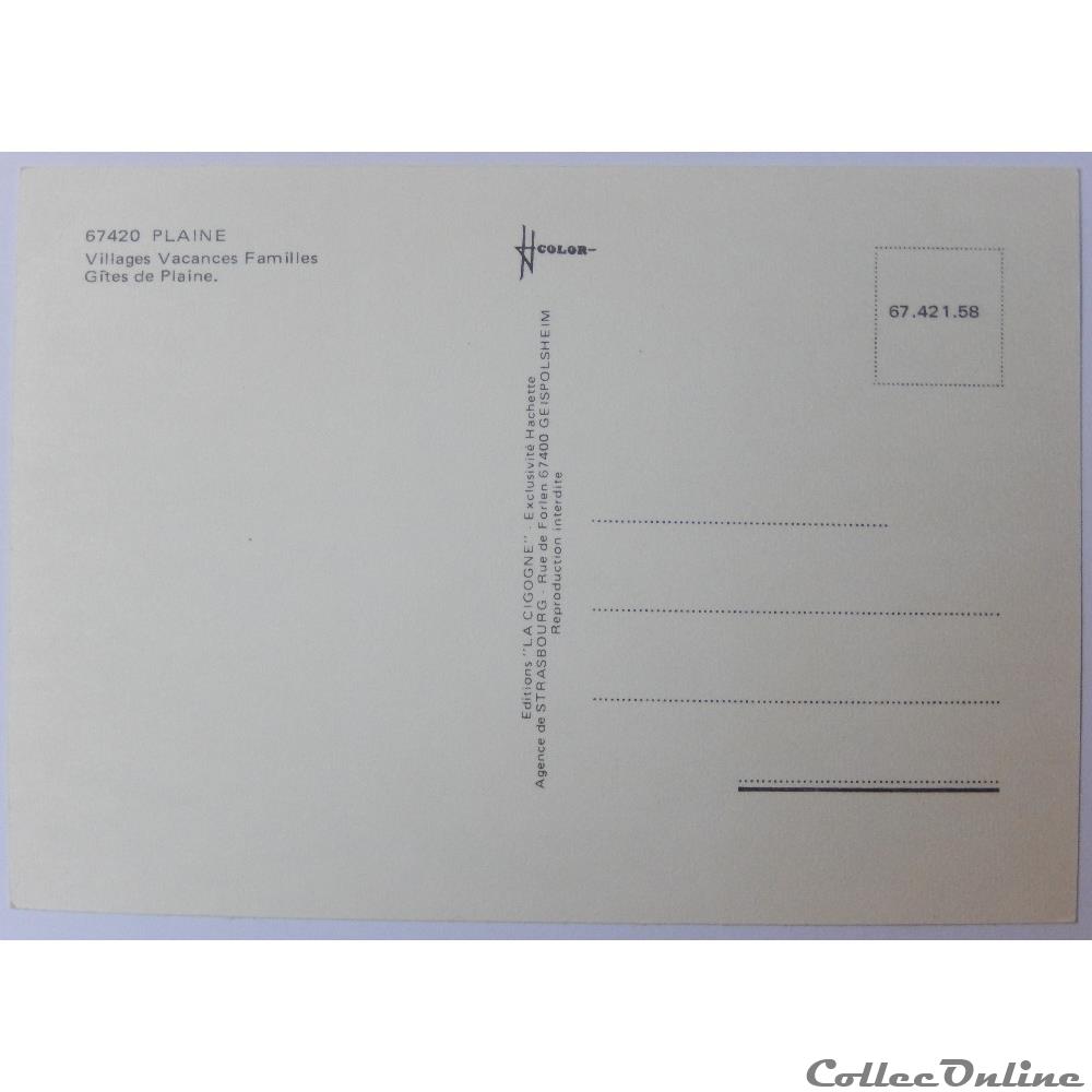 CP du Bas-Rhin, Plaine, VVF 2 carte postale france alsace cp du bas rhin plaine vvf