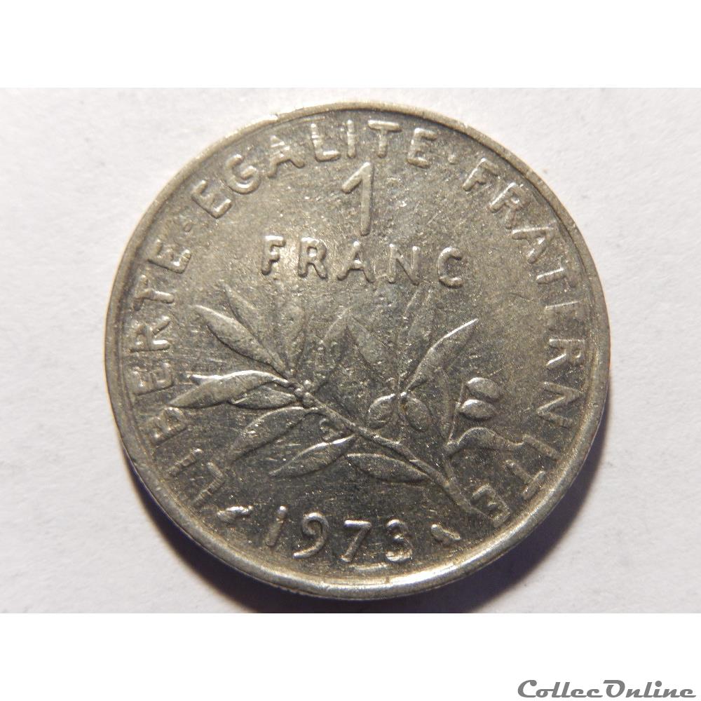 1 franc semeuse 1973 monnaie france moderne 1 franc semeuse 1973