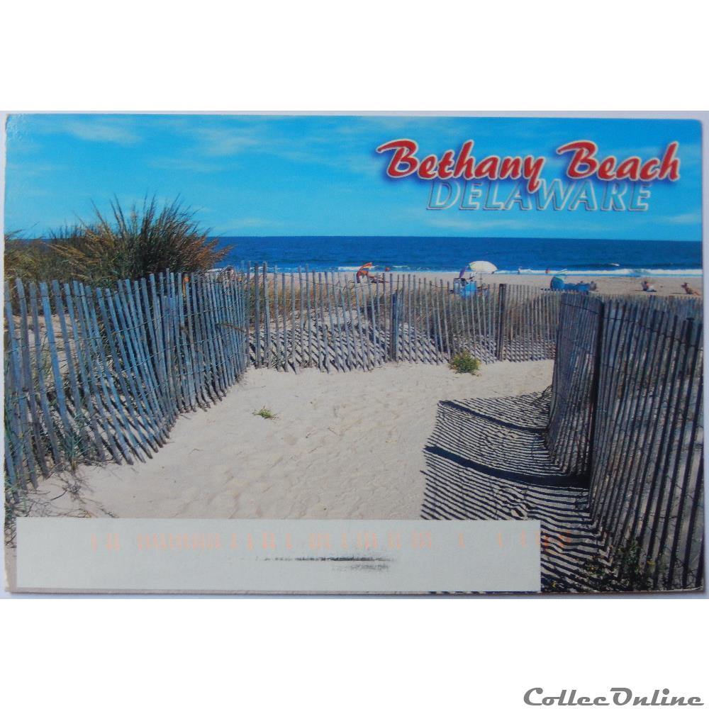 CP des Etats-Unis, Delaware, Bethany Beach carte postale amerique midi pyrenee cp des etats unis delaware bethany beach