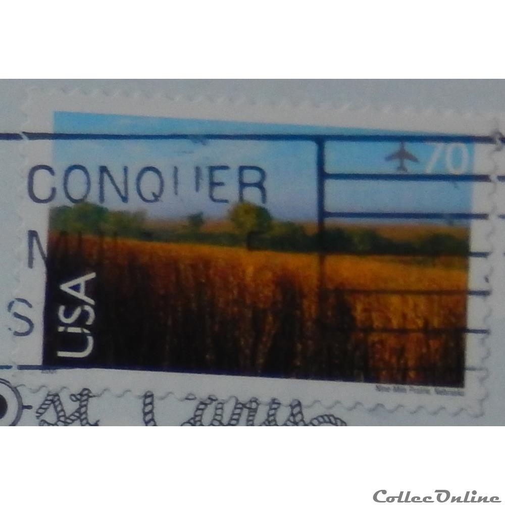 Etats Unis PA0128 Nine-Mile Prairie, Nebraska 70c de 2001 5 timbre amerique etats unis pa0128 nine mile prairie nebraska 70c de 2001