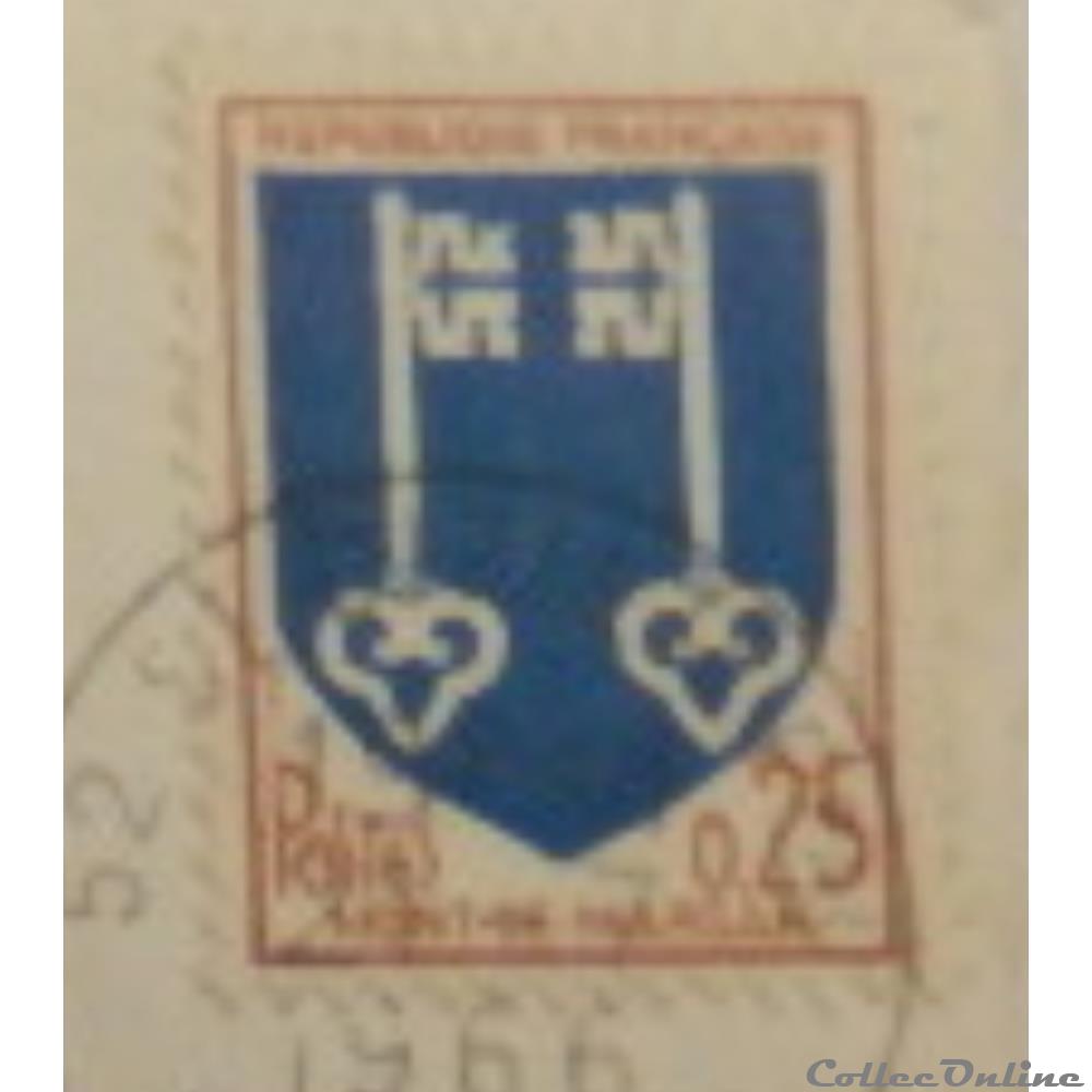 01469 Blason de Mont de Marsan 0.25F 5 timbre france 01469 blason de mont de marsan 0 25f