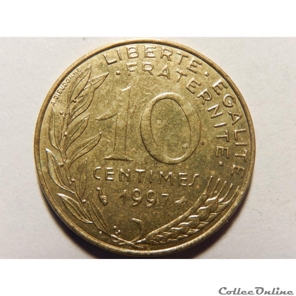 10 centimes Marianne 1997 monnaie france moderne 10 centimes marianne 1997