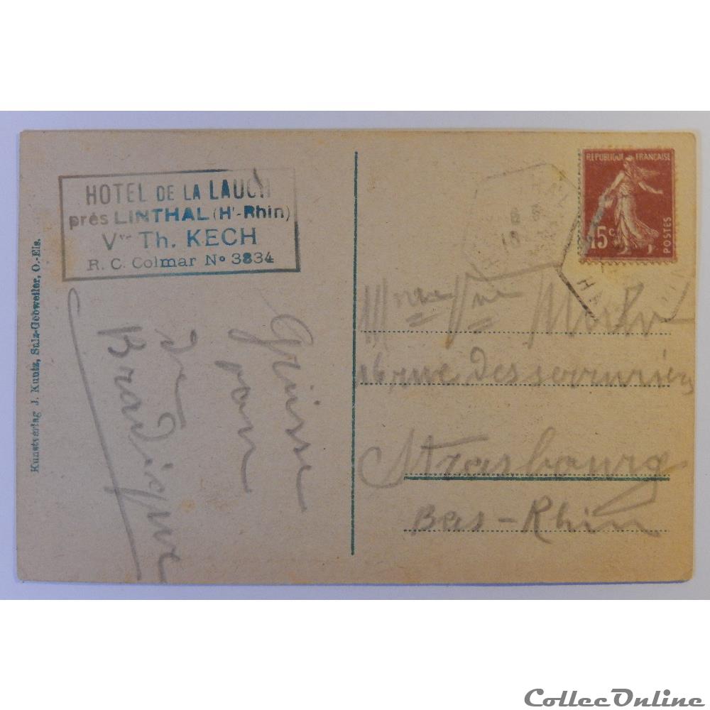 carte postale france alsace cpa du lac du ballon haut rhin