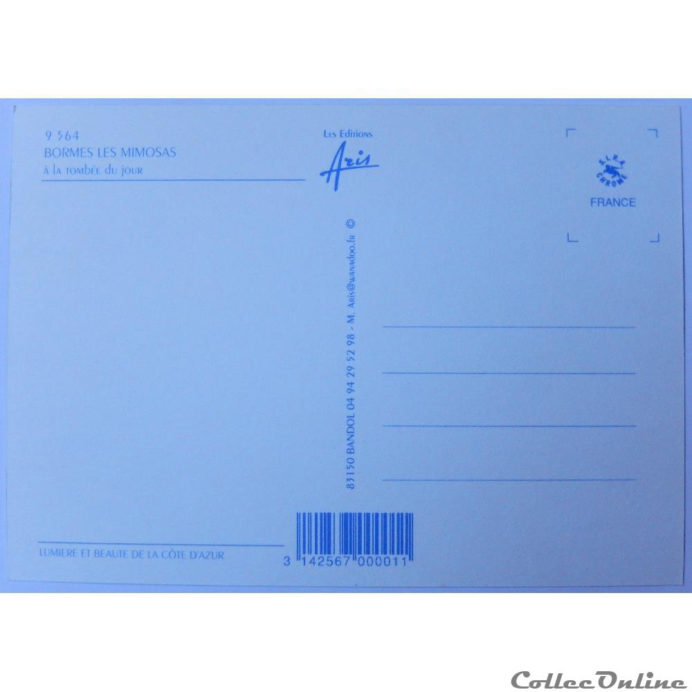 carte postale france provence cote azur cp du var bormes les mimosas