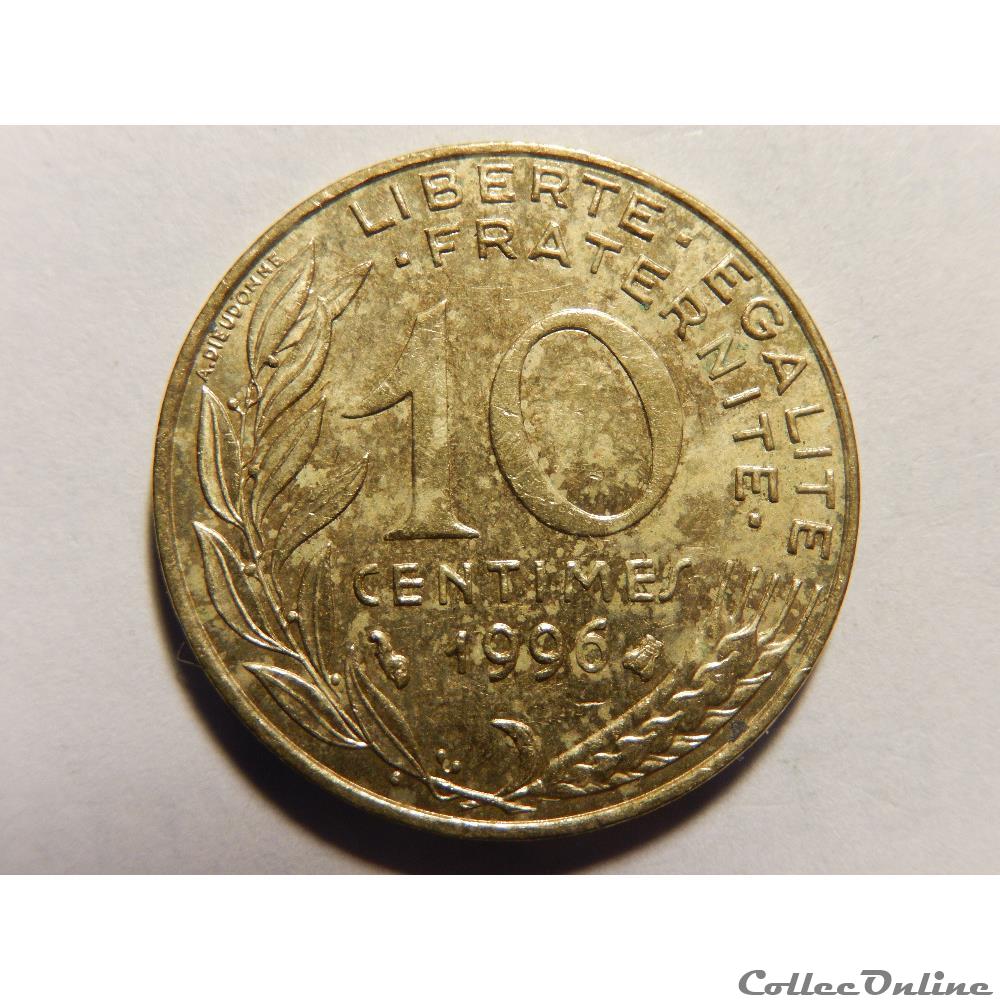 10 centimes Marianne 1996 monnaie france moderne 10 centimes marianne 1996