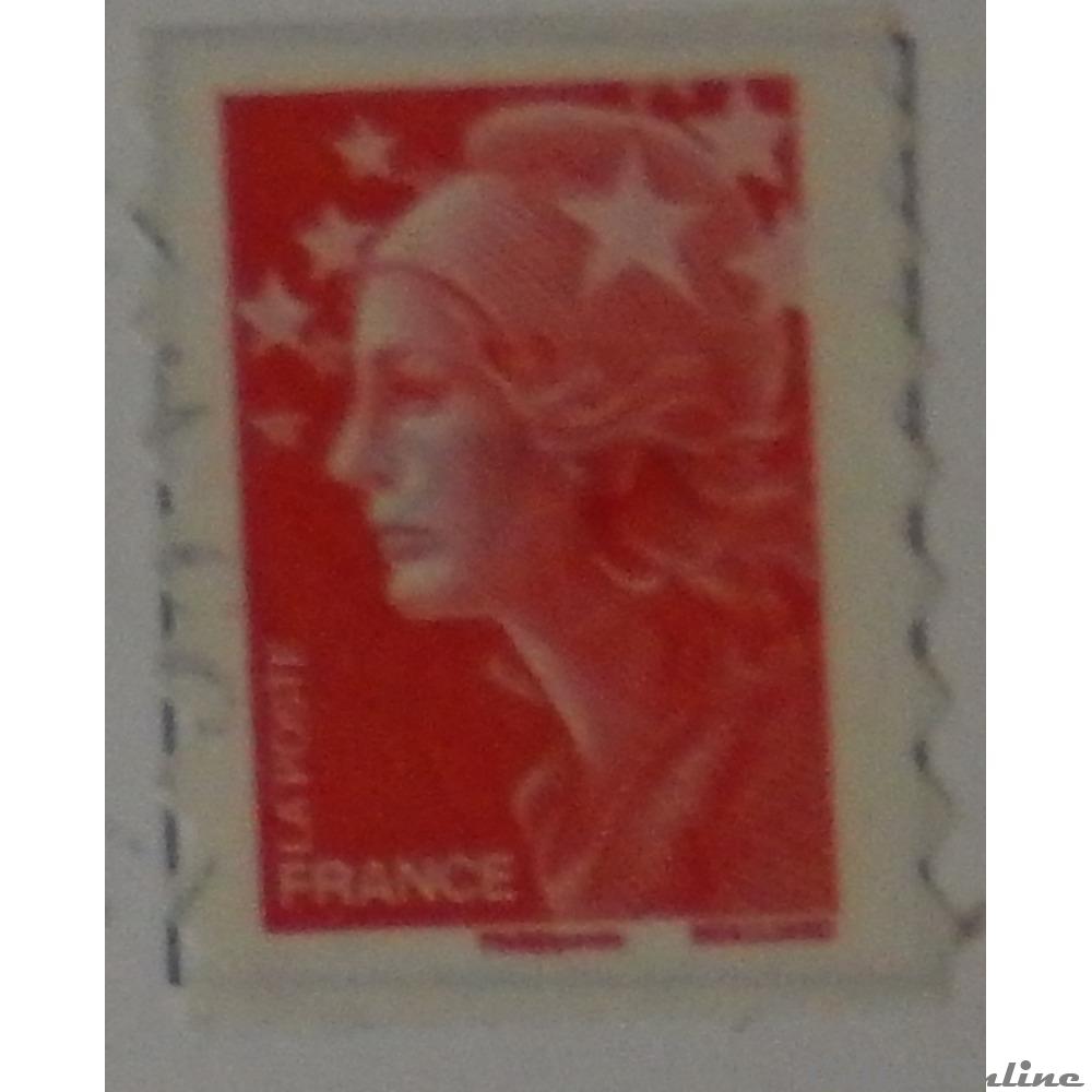timbre france aa00175 marianne de beaujard sans valeur de 2008