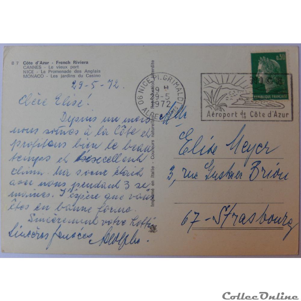 CPA des Alpes-Maritimes, Cannes, Nice et Monaco carte postale france provence cote azur cpa des alpes maritimes cannes nice et monaco