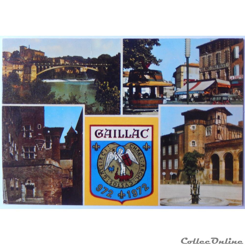 CP du Tarn, Gaillac carte postale france midi pyrenee cp du tarn gaillac