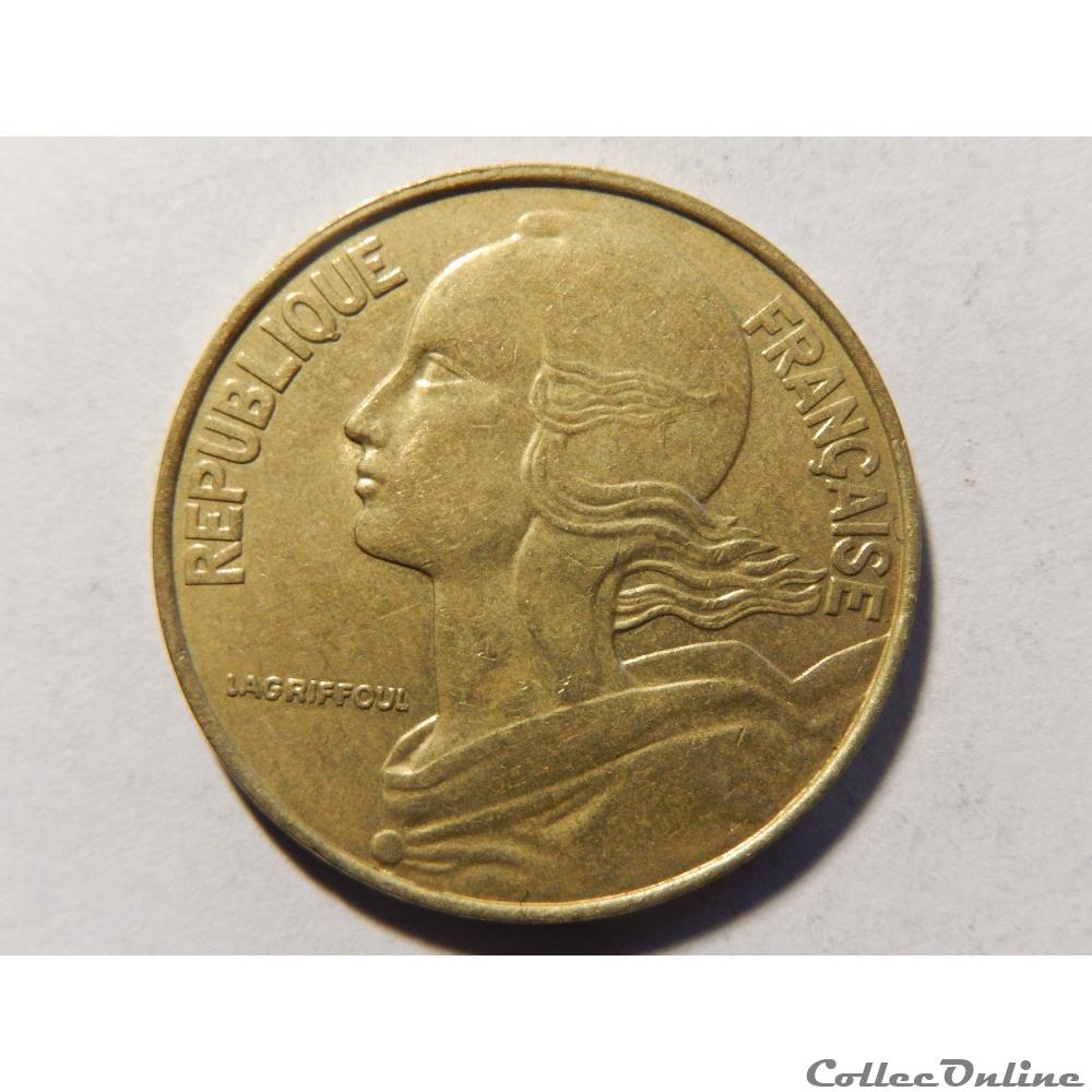 monnaie france moderne 20 centimes marianne 1987