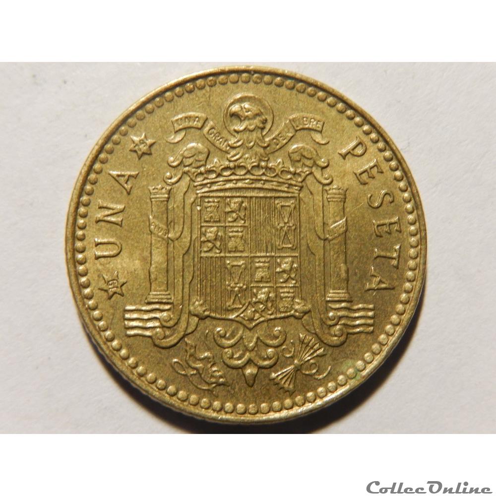 monnaie monde espagne 1 peseta de 1975 etoile 1976