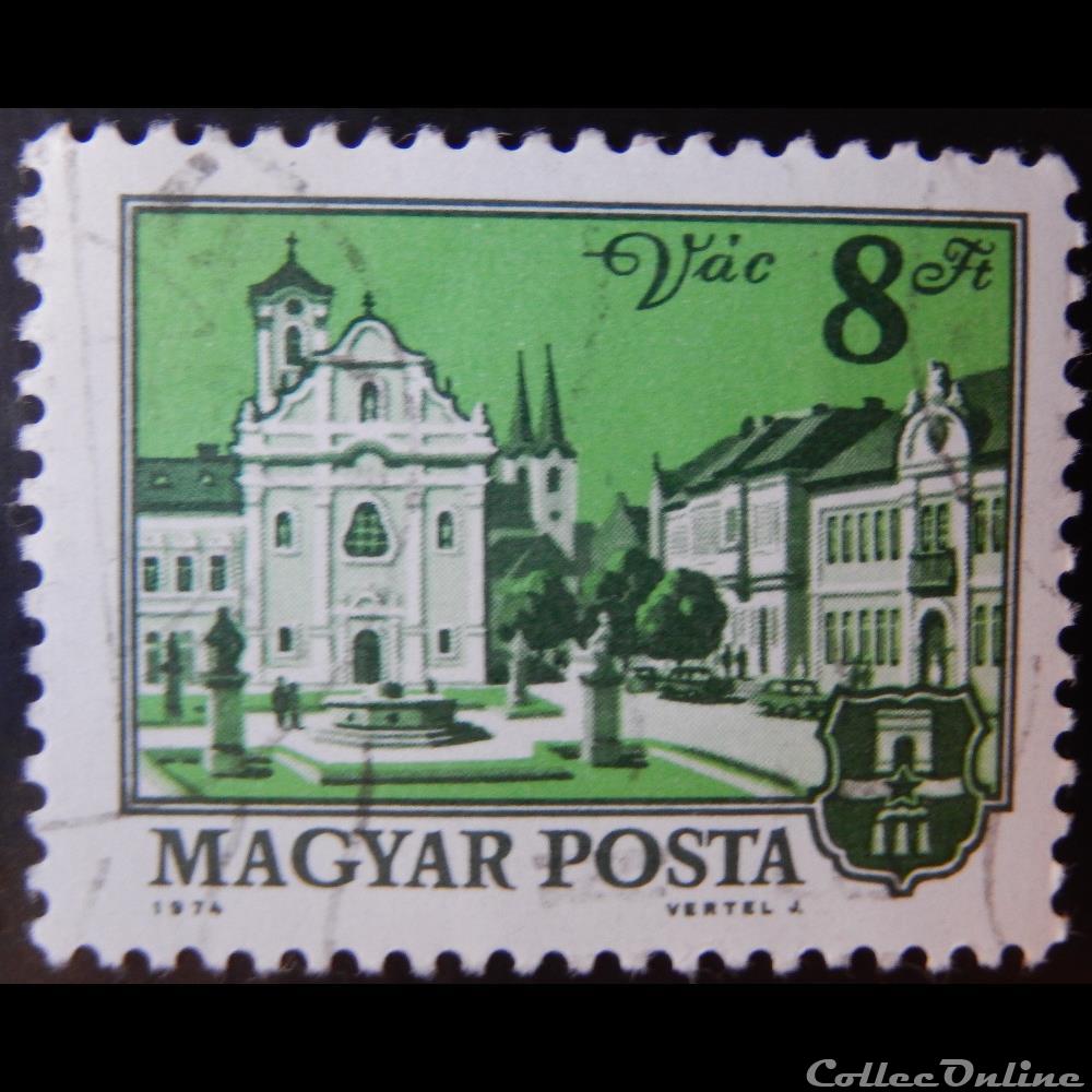 Hongrie 02411 Vac 8f de 1974 timbre europe hongrie 02411 vac 8f de 1974