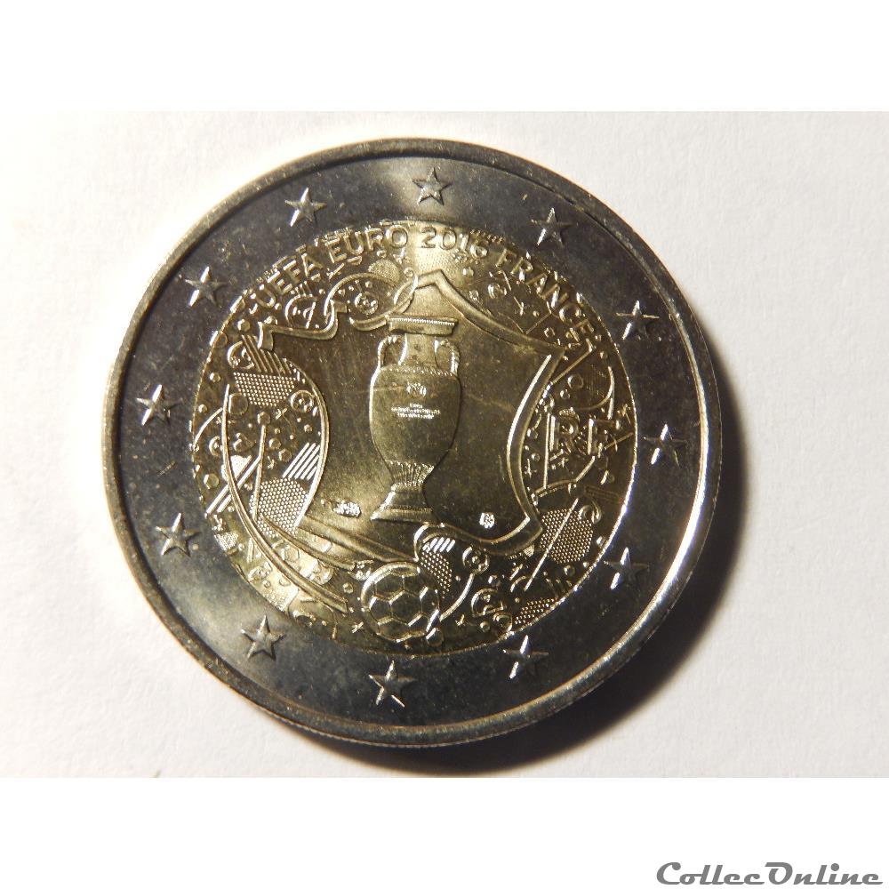 France, Championnat d'Europe de l'UEFA 2016 monnaie france championnat europe de uefa 2016