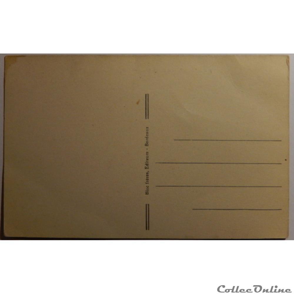 carte postale france aquitaine cpa des pyrenees atlantiques behobie