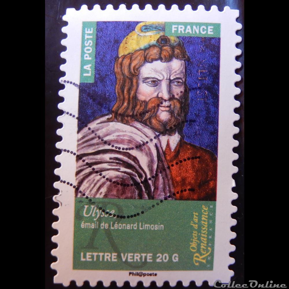 AA01012 Renaissance, Ulysse, émail de Léonard Limosin 20g timbre france aa01012 renaissance ulysse email de leonard limosin 20g