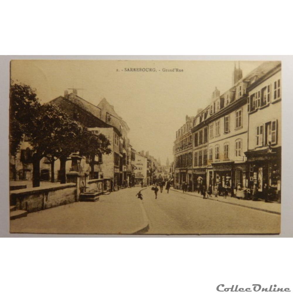 carte postale france lorraine cpa de moselle sarrebourg