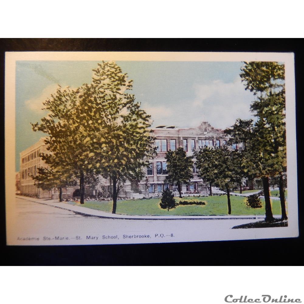CPA du Canada, Sherbrooke, l'académie Ste Marie, Québec - Cartes Postales
