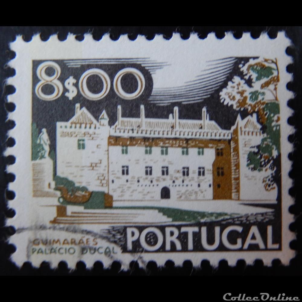 Portugal 01195 palace Ducal, Guimaraes 8$00 de 1973 timbre europe portugal 01195 palace ducal guimaraes 8 00 de 1973