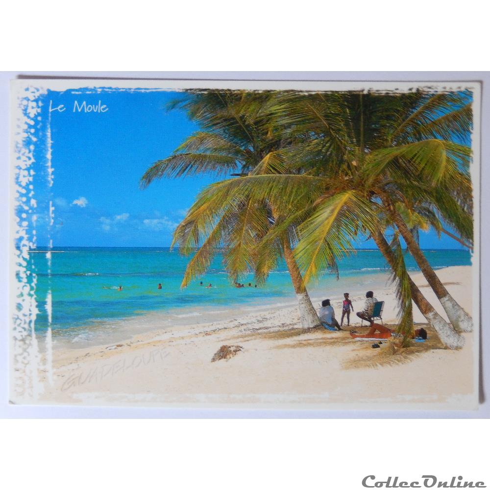 CP de Guadeloupe, le Moule carte postale france outre mer cp de guadeloupe le moule