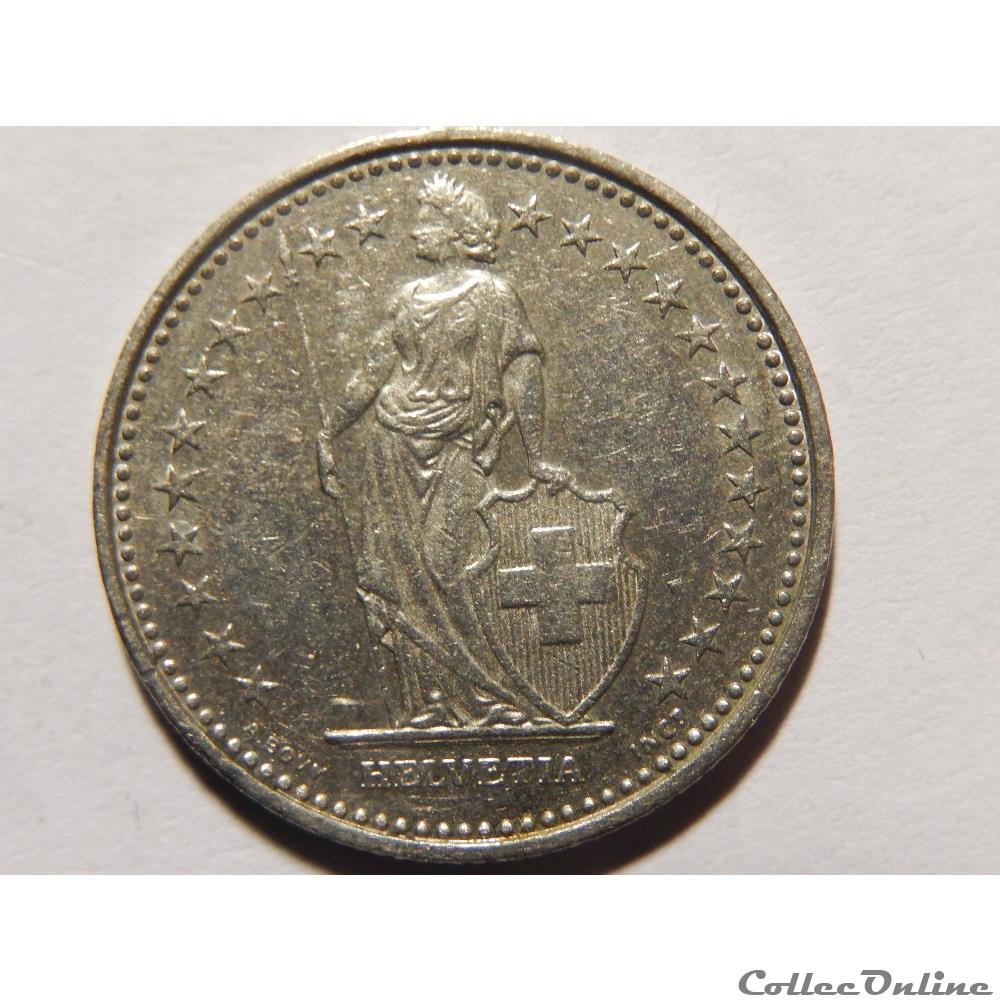 Suisse, 50 centimes 1983 2 monnaie monde suisse 50 centimes 1983