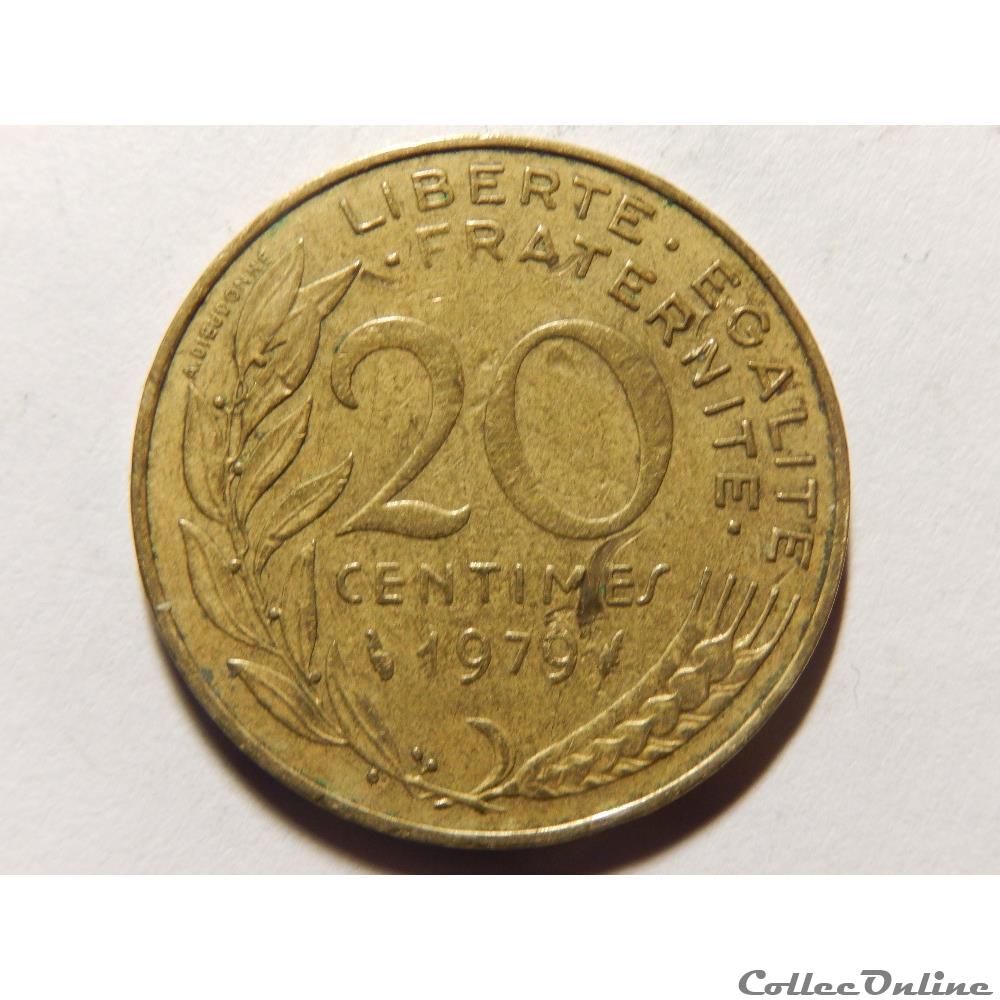 20 centimes Marianne 1979 monnaie france moderne 20 centimes marianne 1979