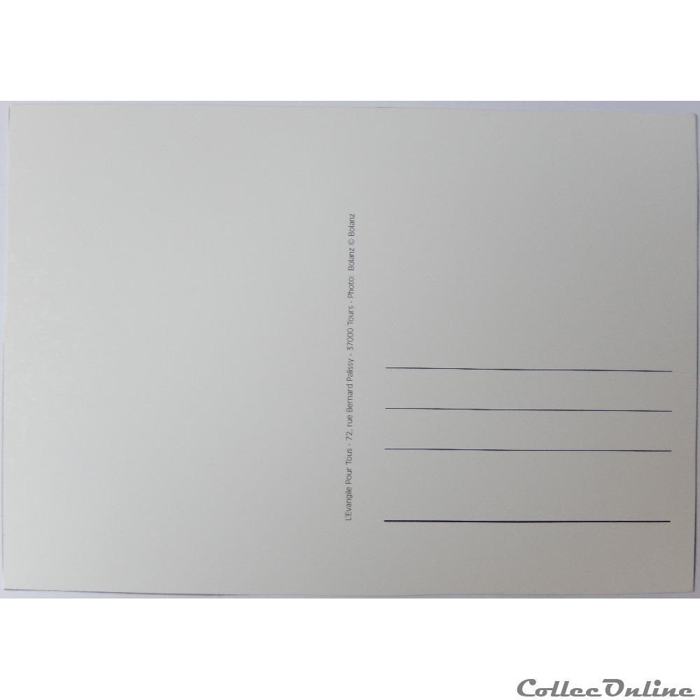 carte postale europe alsace cp citation biblique paysage