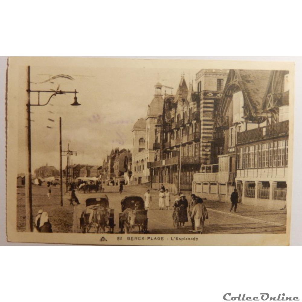 CPA du Pas-de-Calais, Berck Plage carte postale france nord cpa du pas de calais berck plage