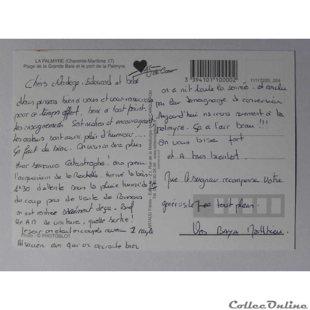 CP de Charente-Maritime, La Palmyre carte postale france poitou cp de charente maritime la palmyre