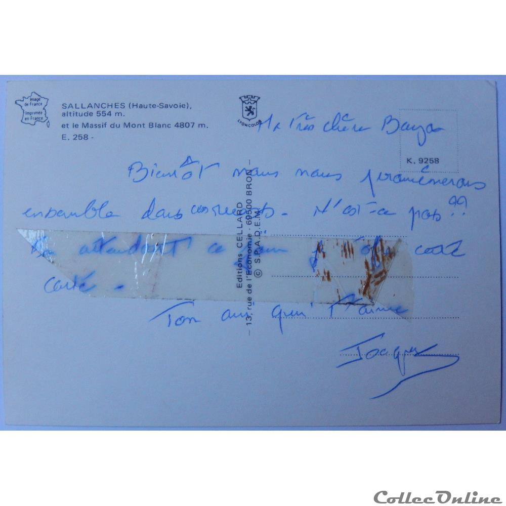 CP de Haute-Savoie, Sallanches carte postale france rhone alpe cp de haute savoie sallanches