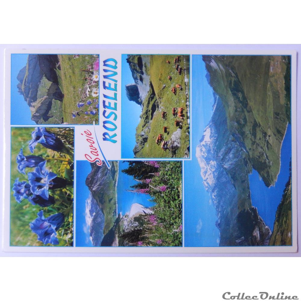 carte postale france rhone alpe cp de savoie roselend