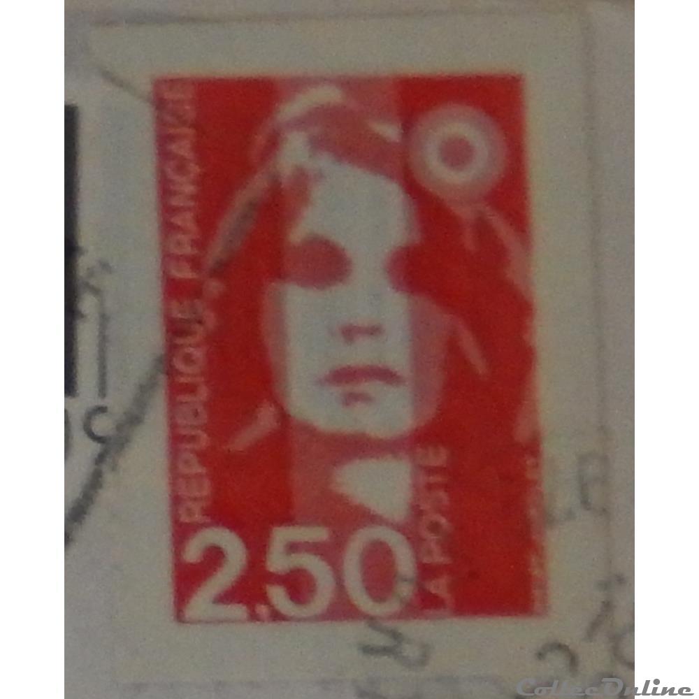 AA00003 Marianne de Briat rouge 2.50F de 1991 2 timbre france aa00003 marianne de briat rouge 2 50f de 1991