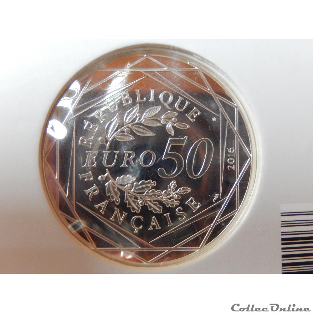 50 euros, Le Petit Prince et le mouton 2016 5 monnaie france moderne 50 euros le petit prince et le mouton 2016