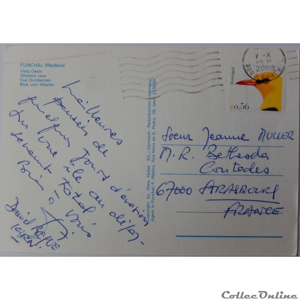 CP du Portugal, Madère carte postale europe limousin cp du portugal madere