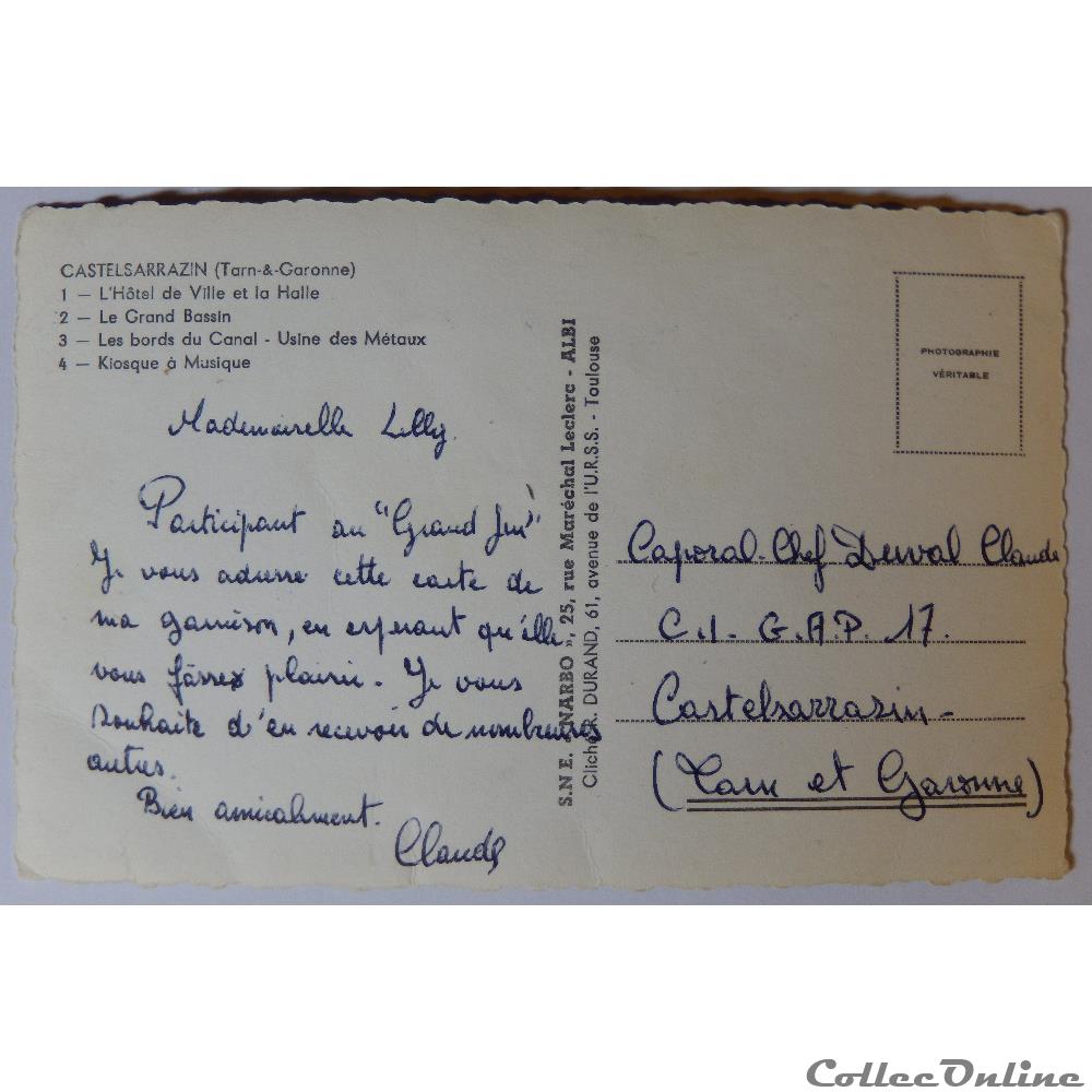 CPA du Tarn-et-Garonne, Castelsarrazin carte postale france midi pyrenee cpa du tarn et garonne castelsarrazin
