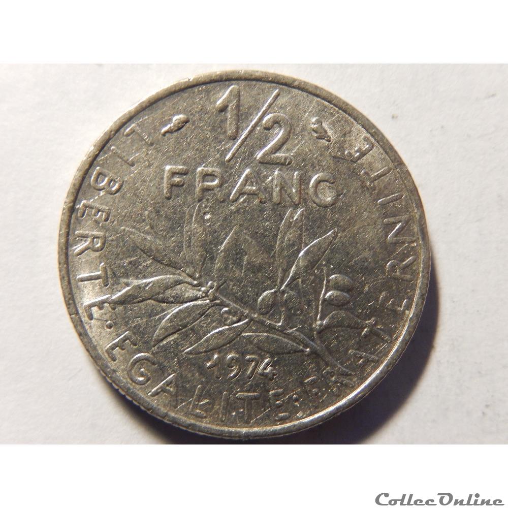 50 centimes Semeuse 1974 monnaie france moderne 50 centimes semeuse 1974