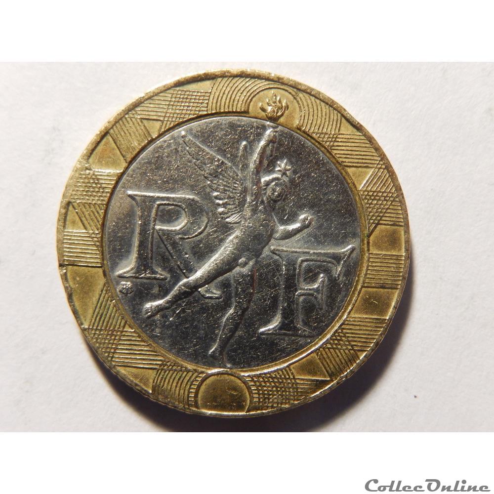 10 Francs Génie de la Bastille 1992 2 monnaie france moderne 10 francs genie de la bastille 1992