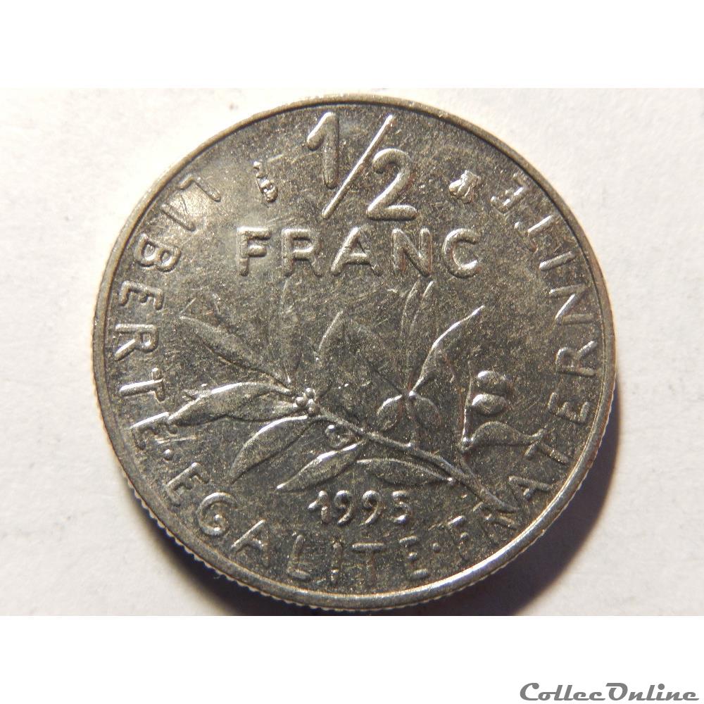 50 centimes Semeuse 1995 monnaie france a moderne 50 centimes semeuse 1995