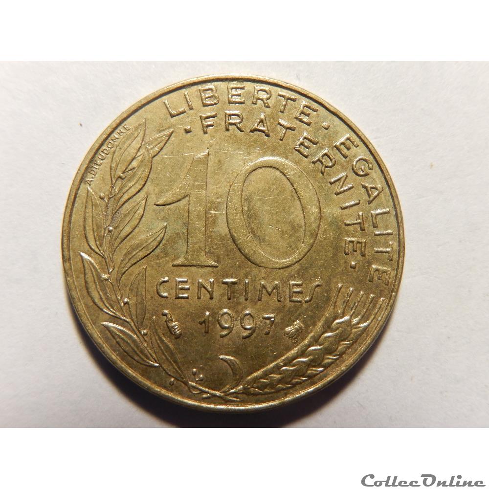 10 centimes Marianne 1997 monnaie france moderne 10 centimes marianne 1997