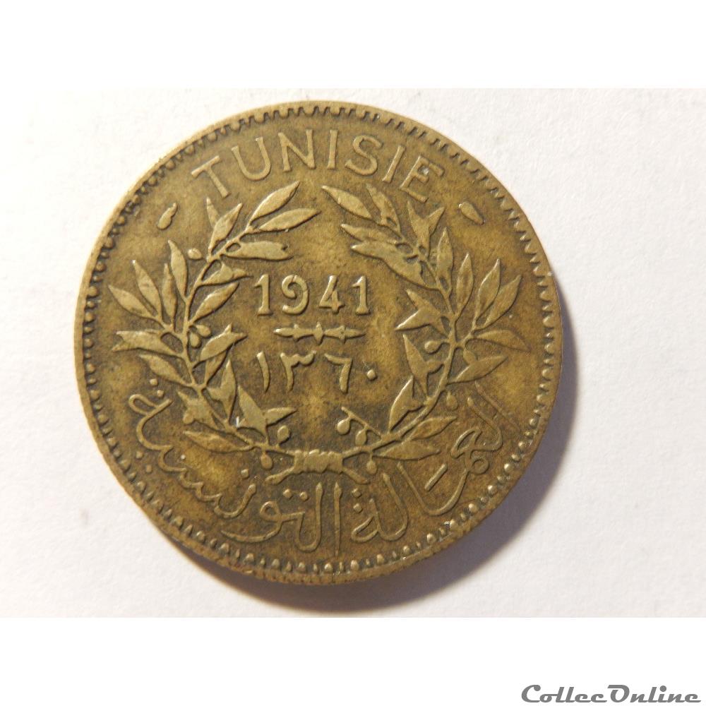 Bon pour 2 francs de 1941 2 monnaie monde tunisie bon pour 2 francs de 1941
