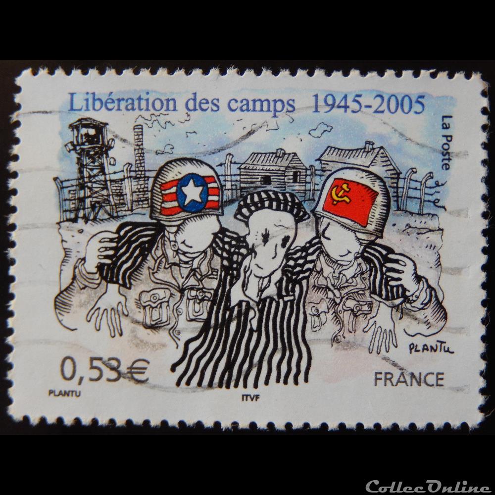 03781 Liberation des camps 1945 - 2005 0.53€ timbre france 03781 liberation des camps 1945 2005 0 53