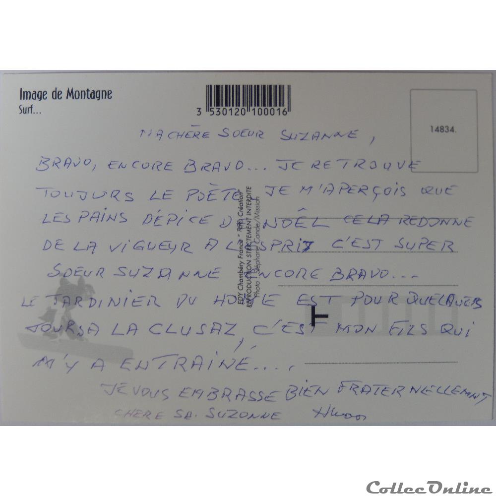 carte postale europe bretagne cp sports surf