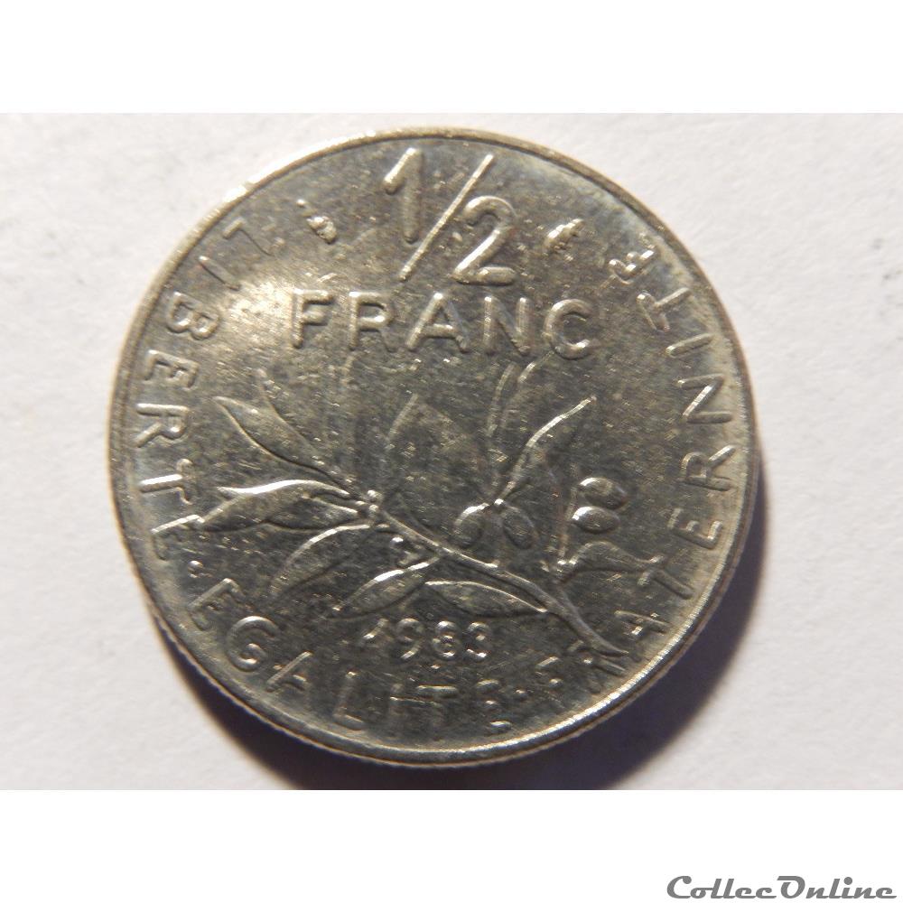 50 centimes Semeuse 1983 monnaie france moderne 50 centimes semeuse 1983