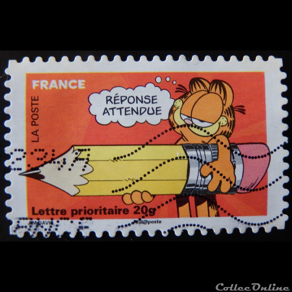 04279 Carnet sourires Garfield Réponse attendue 20 gr timbre france 04279 carnet sourires garfield reponse attendue 20 gr