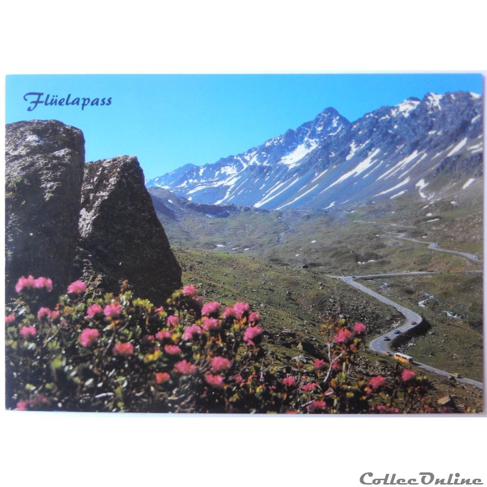 CP de Suisse, Les Grisons, Col de Flüela carte postale europe rhone alpe cp de suisse les grisons col de fluela