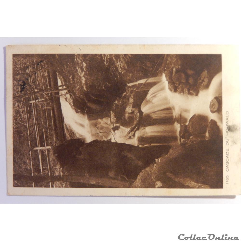 CPA du Hohwald, la cascade, Bas-Rhin carte postale france alsace cpa du hohwald la cascade bas rhin