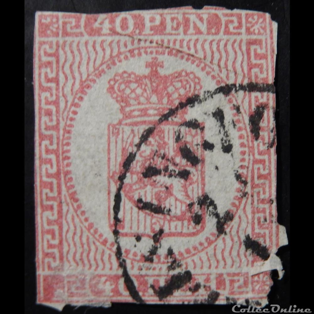 Finlande 00009 Blason 40 Pen de 1866 timbre europe finlande 00009 blason 40 pen de 1866