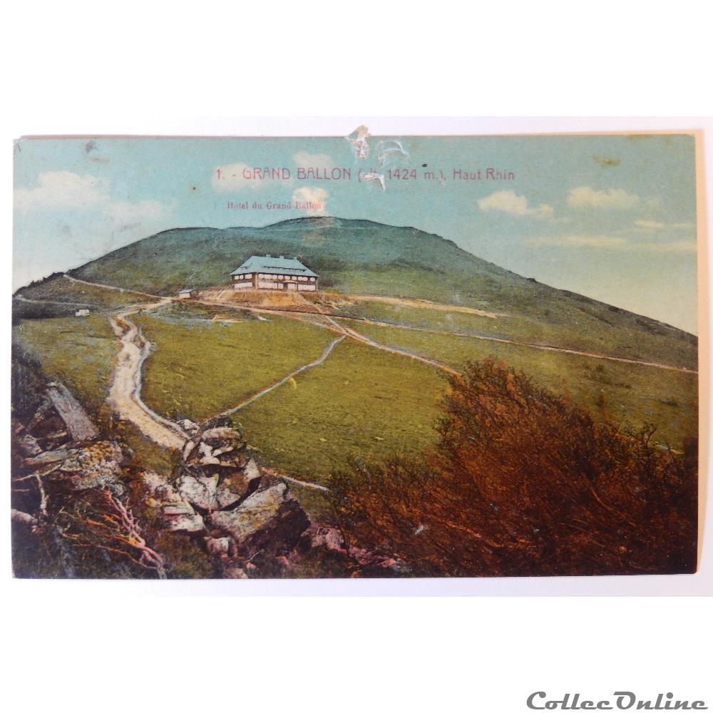 carte postale france alsace cpa du grand ballon hotel haut rhin
