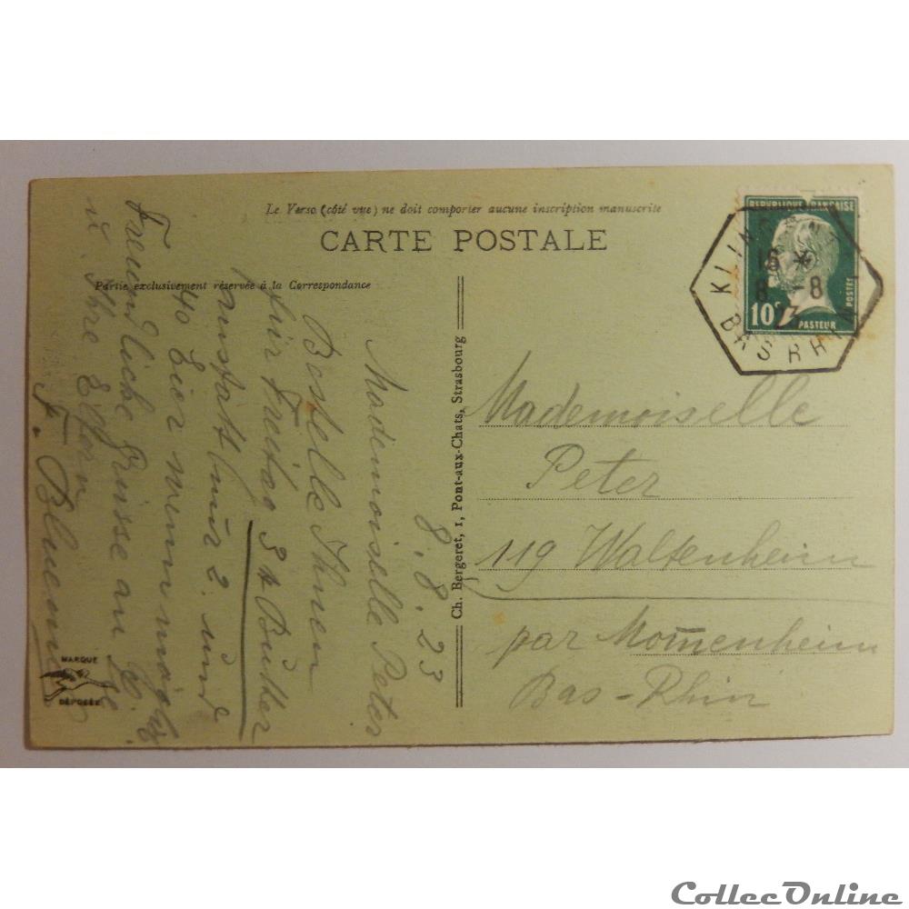 carte postale france alsace cpa de klingenthal bas rhin