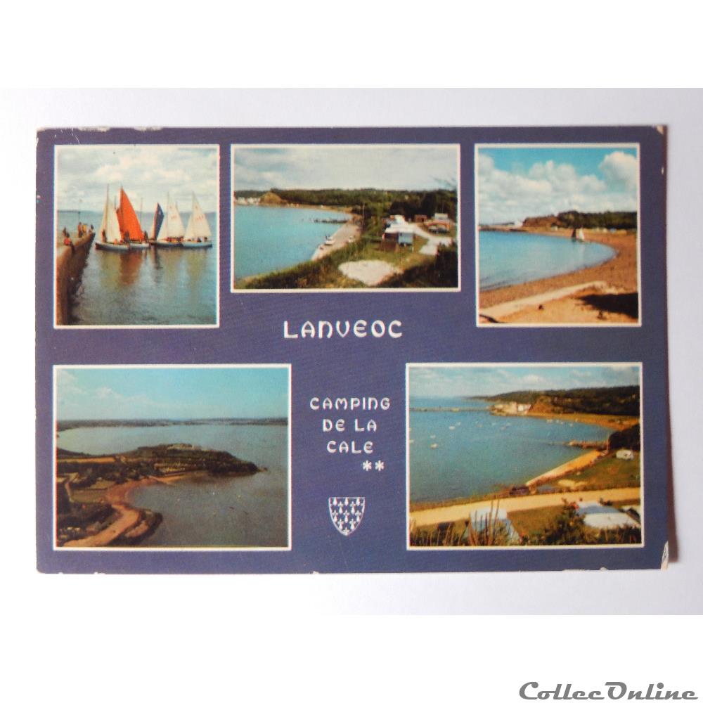 carte postale france bretagne cp du finistere lanveoc